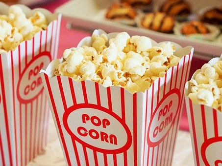 Popcorn, Food, Carton, Container, Movies